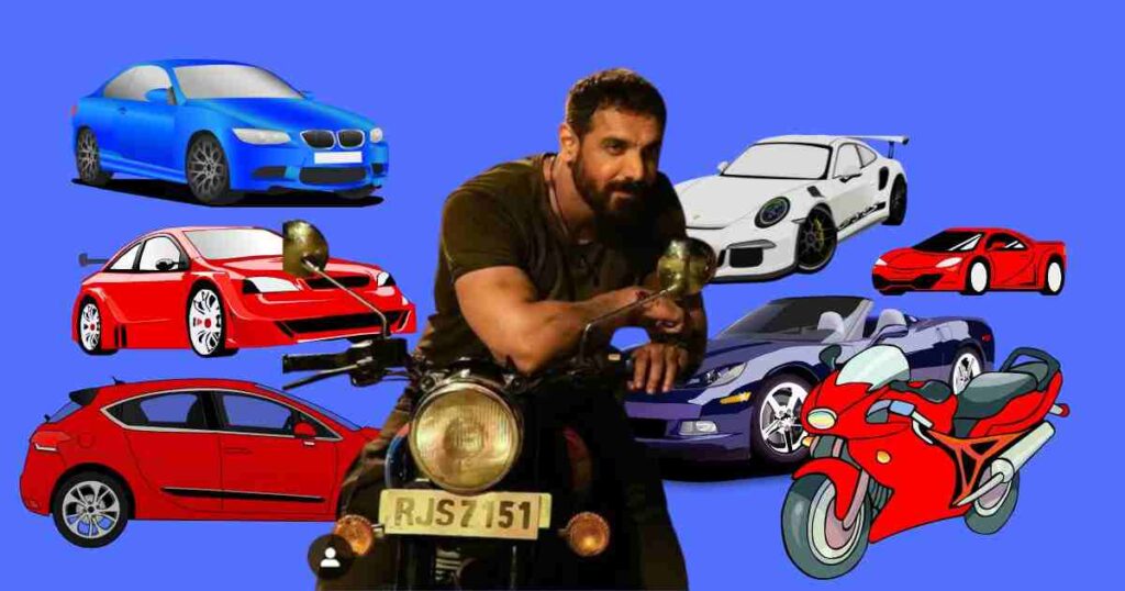 john abraham cars and bike